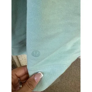 Lululemon Women's Mint Green City Sweat Pullover Side Pockets Hoodie Sweatshirt thumbnail 5