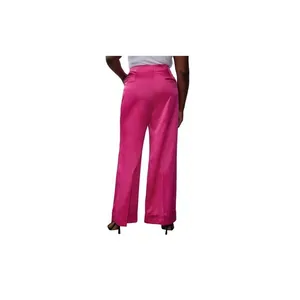 NY&C Pink Wide Leg Trousers New 2X High Waist Satin Dressy Party‎ Pants thumbnail 3