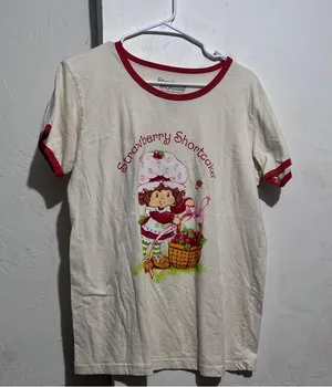 Shortcake Official Merchandise Adult Short Sleeve Shirt Size M :Box H: thumbnail 1