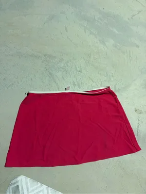 Victoria’s Secret Women’s Pink swim Skirt with White Waistband medium y2k thumbnail 7