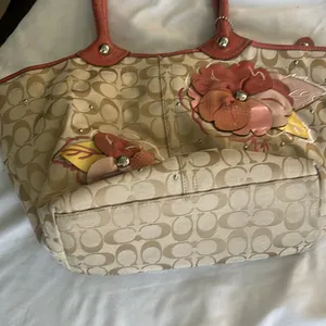 Coach Signature Floral Tote Bag Handbag Y2K thumbnail 12