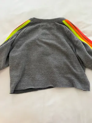 Aviator Nation Grey Crewneck Cropped thumbnail 3