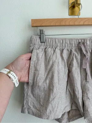 Patagonia Island Hemp Baggies Shorts Women's XS Beige Organic Cotton Hemp Pocket thumbnail 6
