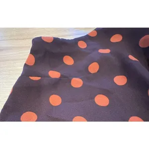 Lush womens Camisole brown/carmel polkadot front bow strappy cropped Small‎ thumbnail 5