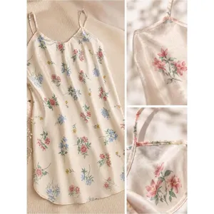 Romantic vintage Dentelle satin slip dress thumbnail 2
