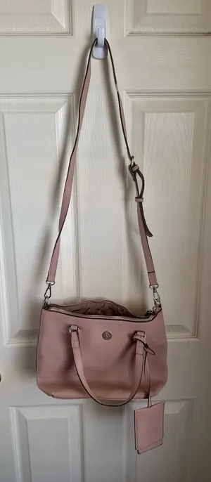 Anne Klein Pink Crossbody Purse thumbnail 1