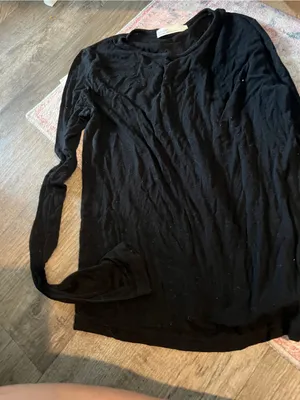 Oak + fort Classic Black Long-Sleeve Women's Top thumbnail 5