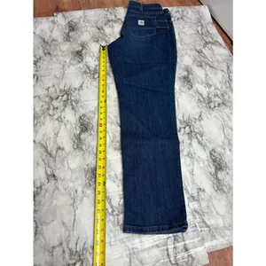 Carhartt Rugged Flex Relax Fit Jeans Straight Leg Womens 6 NWT denim workwear thumbnail 2