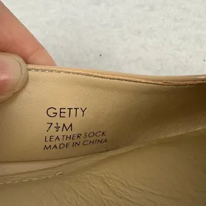 Liverpool Getty Slingback Block Heels Square Toe Dress‎ Shoes Beige Women's 7.5M thumbnail 11