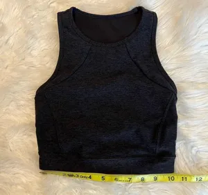 JoyLab High Neck Brushed Jersey Bra Workout Crop Top Size Extra Small thumbnail 6