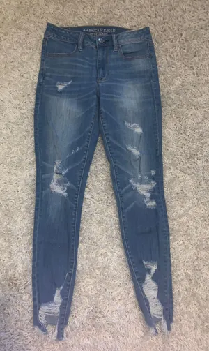 American Eagle Distressed Hi-rise Jeggings thumbnail 1