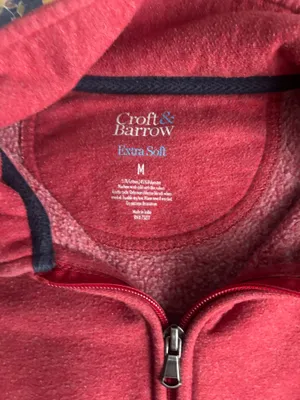 Croft & Barrow Oversized Quarter- Zip thumbnail 2