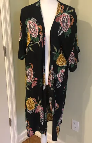 Floral kimono Size L thumbnail 1