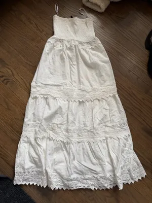Lulus White Maxi Dress thumbnail 1