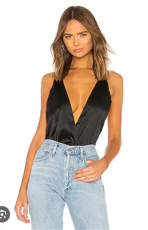 superdown Deep V Bodysuit thumbnail 1