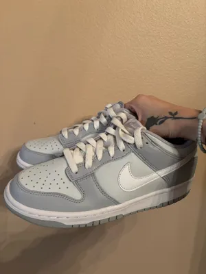 Nike Dunk Low GS 'Pure Platinum Wolf Grey' thumbnail 6