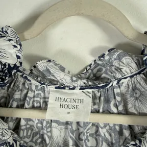 Hyacinth House Tuckernuck Thea Floral MinI Dress Tiered 100% Cotton Women Medium thumbnail 4