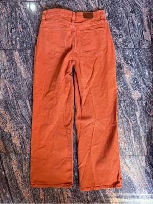 Madewell Women's High-Rise Straight Jeans - Terra Cotta size 28 thumbnail 6