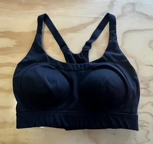 Gymshark Medium Support Sports Bra Black Molded Cups Racerback Small GLSB4722-BK thumbnail 1