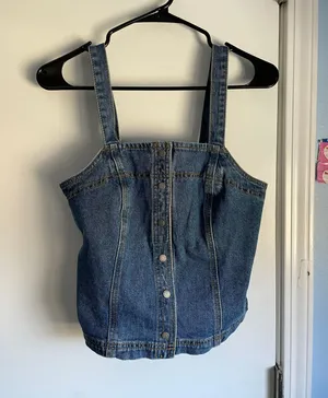 Brandy Melville Denim Top thumbnail 1