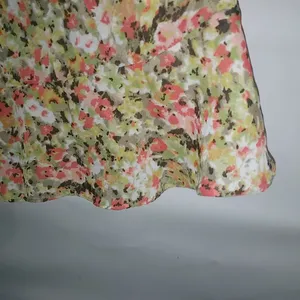 Bethany L All Over Floral Orange Feminine Top thumbnail 6