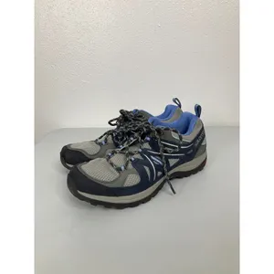 Salomon Ellipse 2 Aero Women Hiking Shoes Blue‎ Grey 379206 Size 10 thumbnail 3