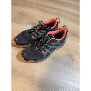 Asics Gel-Venture 5 Black Orange 9.5 Womens Trail Running Shoes T5N8N Sneaker thumbnail 3