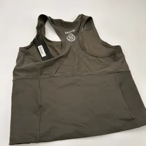 Skims Grey Gun Smoke Racerback Tank Top NWT Size Small thumbnail 4