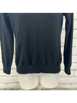 Lauren Ralph Lauren Black Sweater with Buckle Accent Size M thumbnail 5