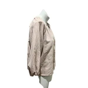 Marc New York Women's Pink V-Neck 3/4 Sleeve Blouse Size S thumbnail 5