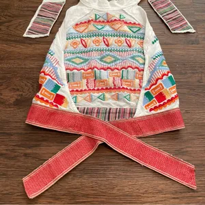 Altar’d State Halter Neck Embroidered Top Boho Western Aztec Sz XS/S thumbnail 11