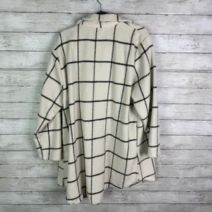 Melloday Plaid Open Front Jacket Size 2X thumbnail 4