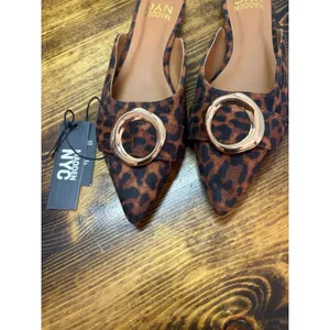 Madden NYC Leopard Print Pinted Toe Flats Size‎ 6 thumbnail 2