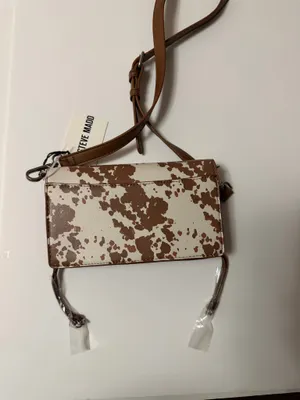 Steve Madden 2025 Faux Cow Print Crossbody Shoulder Bag thumbnail 3