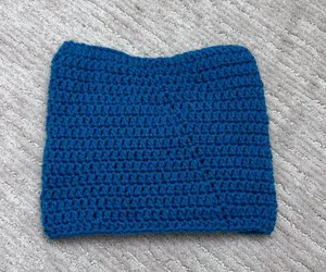 Handmade Snorlax Crochet Hat thumbnail 3