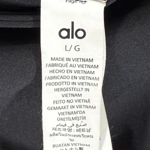 Alo Yoga Womens Black High-Waist Airlift Ski Bib Leggings Size L thumbnail 2