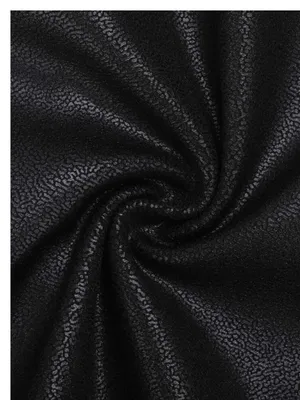 Popilush Shapewear Sculpting Faux Leather Zip Bodycon Dress Black Large NEW thumbnail 9