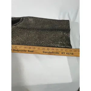 Anne Klein Gold Metallic Snake Skin Ankle Pants‎ Women 14 Straight Leg Trousers thumbnail 7
