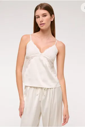 Abercrombie White Pearl Sleep Cami and Pants thumbnail 3