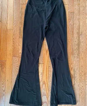 Black Flared Leggings thumbnail 1
