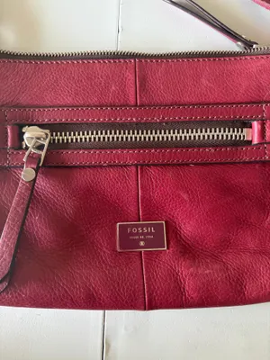 Fossil Cross Body Purse Maroon thumbnail 4