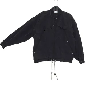 Gymshark Womens Jacket Retake Woven Full Zip Sleeves Oversize Black Size XS FM thumbnail 8