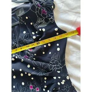 Adrianna Papell dress floral Women’s Sz 4 Sleeveless V Neck thumbnail 5