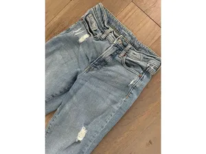 Old Navy Light Blue High Rise Straight Leg Jeans Size 0 thumbnail 3