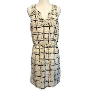 Ann Taylor Loft Sleeveless Dress Sweetheart Scoop w/ribs Neck Sz 8 Office Chic thumbnail 2