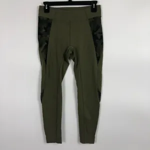 Second skin green‎ camo cropped leggings Green Size M thumbnail 6