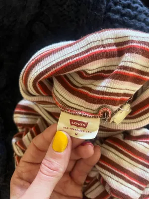 Striped Levi’s Long Sleeve Turtleneck  thumbnail 3
