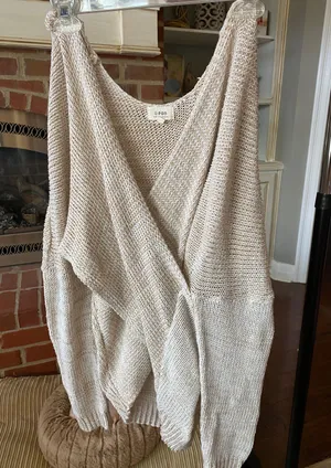 Boutique Crossed Flowy Sweater thumbnail 1