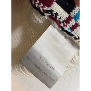 Tory Burch Sweater Vest Multicolor XS Womens Geometric Plaid Layering Knit thumbnail 4
