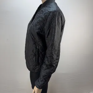 Nike Womens Quilted Black Jacket Size L Black Primaloft Insulated Lightweight‎ thumbnail 3